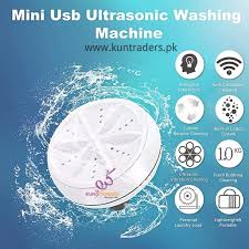 Mini Portable Ultrasonic Turbine Washing Machine Turner USB Powered